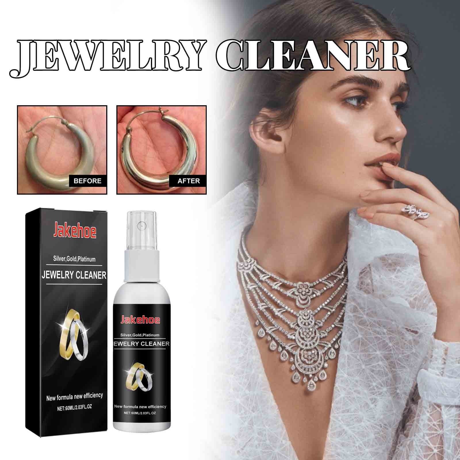 Jewelry Care Solution - Gold, Silver, Watches & Diamond Rings Cleaner, Anti-Tarnish and Antioxidant, 60Ml for Shine Maintenance