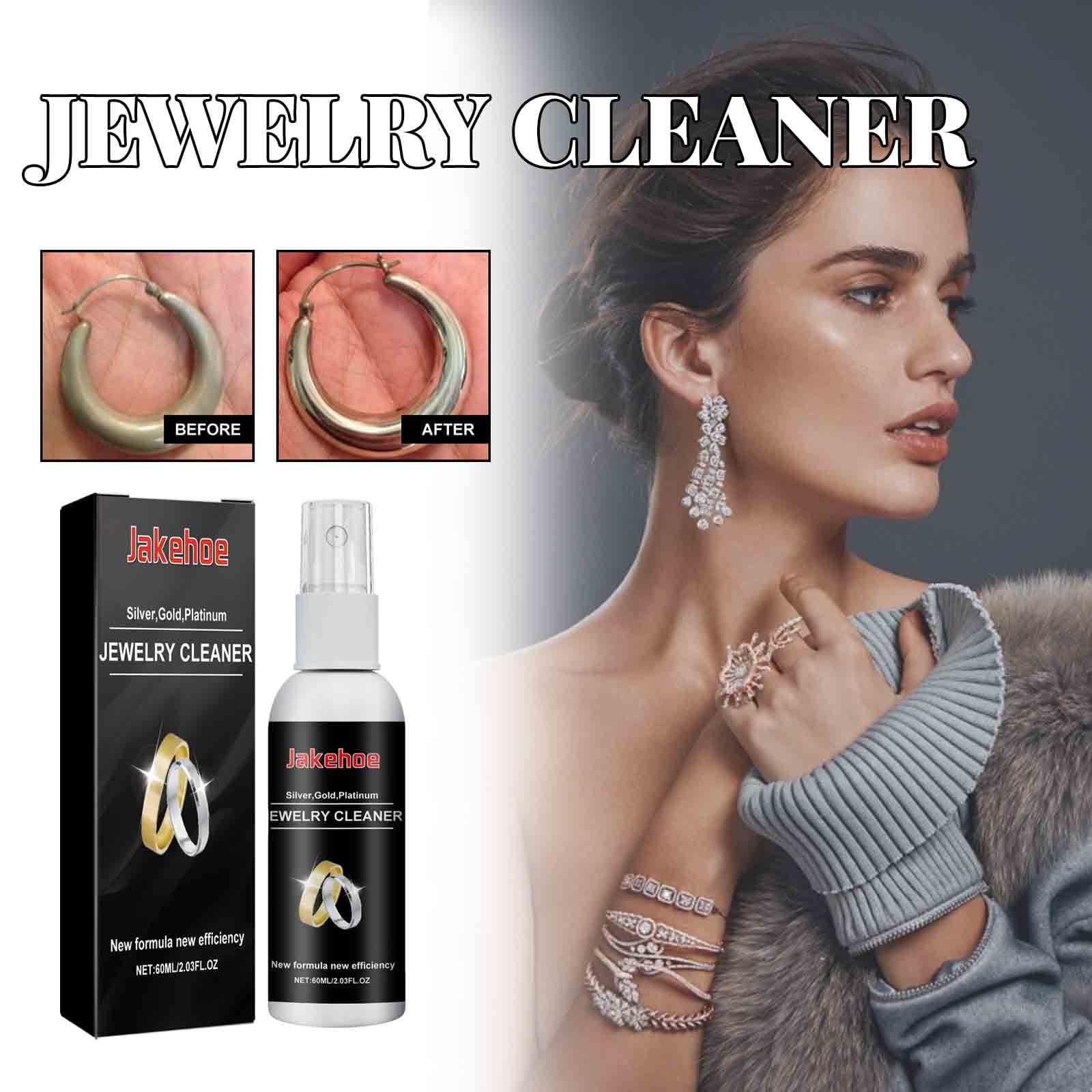 Jewelry Care Solution - Gold, Silver, Watches & Diamond Rings Cleaner, Anti-Tarnish and Antioxidant, 60Ml for Shine Maintenance